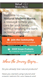 Mobile Screenshot of naturalmodernmama.com